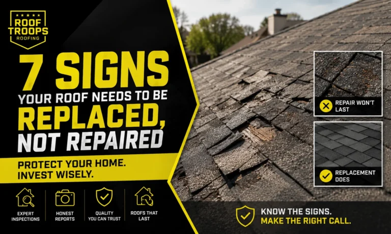 7 Signs Your Roof Needs to Be Replaced Not Repaired