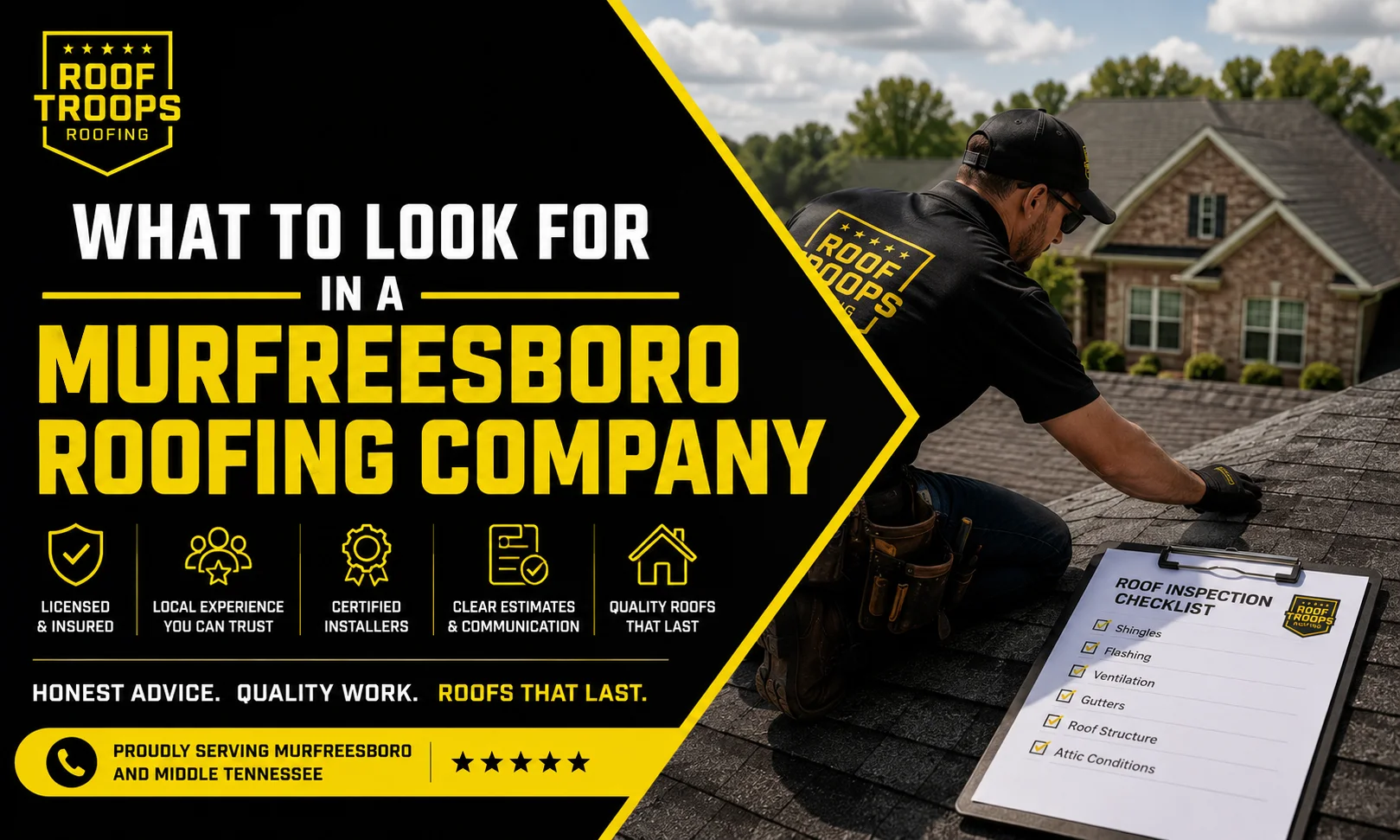 What to Look for in a Murfreesboro Roofing Company